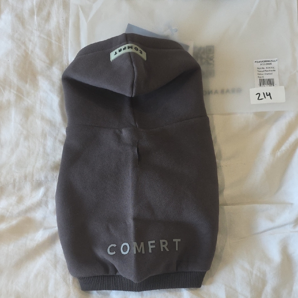 COMFRT Gray Pet Hoodie - COMFRT Dog Hoodie in Charcoal Gray